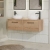 Hudson Reed Juno Wall Hung 2-Drawer Vanity Unit with Worktop 1200mm Wide - Autumn Oak | Thumbnail Image