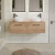 Hudson Reed Juno Wall Hung 2-Drawer Vanity Unit with Worktop 1200mm Wide - Autumn Oak | Thumbnail Image