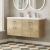 Hudson Reed Juno Wall Hung 4-Door Vanity Unit with Double Ceramic Basin 1200mm Wide - Autumn Oak | Thumbnail Image