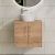 Hudson Reed Juno Wall Hung 2-Door Vanity Unit with Worktop 600mm Wide - Autumn Oak | Thumbnail Image