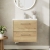 Hudson Reed Juno Wall Hung 2-Drawer Vanity Unit with Basin 1 600mm Wide - Autumn Oak | Thumbnail Image
