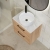 Hudson Reed Juno Wall Hung 2-Drawer Vanity Unit with Carrara Marble Worktop 600mm Wide - Autumn Oak | Thumbnail Image