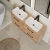 Hudson Reed Juno Wall Hung 4-Drawer Vanity Unit with Worktop 1200mm Wide - Autumn Oak | Thumbnail Image