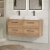 Hudson Reed Juno Wall Hung 4-Drawer Vanity Unit with Worktop 1200mm Wide - Autumn Oak | Thumbnail Image