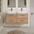 Hudson Reed Juno Wall Hung 4-Drawer Vanity Unit with Worktop 1200mm Wide - Autumn Oak | Thumbnail Image