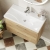 Hudson Reed Juno Wall Hung 2-Drawer Vanity Unit with Basin 3 800mm Wide - Autumn Oak | Thumbnail Image