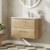 Hudson Reed Juno Wall Hung 2-Drawer Vanity Unit with Basin 4 800mm Wide - Autumn Oak | Thumbnail Image