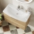 Hudson Reed Juno Wall Hung 2-Drawer Vanity Unit with Basin 4 800mm Wide - Autumn Oak | Thumbnail Image