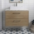 Hudson Reed Juno Wall Hung 2-Drawer Vanity Unit with Carrera Marble Worktop 800mm Wide - Autumn Oak | Thumbnail Image