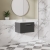 Hudson Reed Juno Wall Hung 1-Drawer Vanity Unit with Basin 2 600mm Wide - Graphite Grey | Thumbnail Image