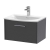 Hudson Reed Juno Wall Hung 1-Drawer Vanity Unit with Basin 4 600mm Wide - Graphite Grey