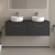 Hudson Reed Juno Twin 1200mm 2-Drawer Wall Hung Vanity Unit with Countertop | Thumbnail Image