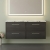 Hudson Reed Juno Wall Hung 4-Drawer Vanity Unit with Carrera Marble Worktop 1200mm Wide - Graphite Grey Woodgrain | Thumbnail Image