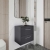 Hudson Reed Juno Wall Hung 2-Drawer Vanity Unit with Worktop 600mm Wide - Graphite Grey