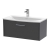 Hudson Reed Juno Wall Hung 1-Drawer Vanity Unit with Basin 4 800mm Wide - Graphite Grey