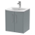 Hudson Reed Juno Wall Hung 2-Door Vanity Unit with Basin 4 500mm Wide - Coastal Grey