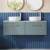 Hudson Reed Juno Wall Hung 2-Drawer Vanity Unit with Bellato Grey Worktop 1200mm Wide - Coastal Grey | Thumbnail Image
