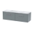 Hudson Reed Juno Wall Hung 2-Drawer Vanity Unit with Bellato Grey Worktop 1200mm Wide - Coastal Grey | Thumbnail Image