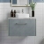 Hudson Reed Juno Wall Hung 1-Drawer Vanity Unit with Carrera Marble Worktop 600mm Wide - Coastal Grey | Thumbnail Image