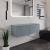 Hudson Reed Juno Wall Hung 2-Drawer Vanity Unit with Worktop 1200mm Wide - Coastal Grey
