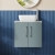Hudson Reed Juno Wall Hung 2-Door Vanity Unit with Bellato Grey Worktop 600mm Wide - Coastal Grey | Thumbnail Image