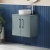 Hudson Reed Juno Wall Hung 2-Door Vanity Unit with Worktop 600mm Wide - Coastal Grey | Thumbnail Image