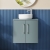 Hudson Reed Juno Wall Hung 2-Door Vanity Unit with Worktop 600mm Wide - Coastal Grey | Thumbnail Image