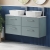 Hudson Reed Juno Wall Hung 4-Drawer Vanity Unit with Carrara Marble Worktop 1200mm Wide - Coastal Grey | Thumbnail Image