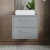 Hudson Reed Juno Wall Hung 2-Drawer Vanity Unit with Worktop 600mm Wide - Coastal Grey