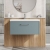 Hudson Reed Juno Wall Hung 1-Drawer Vanity Unit with Basin 3 800mm Wide - Coastal Grey | Thumbnail Image