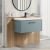 Hudson Reed Juno Wall Hung 1-Drawer Vanity Unit with Basin 3 800mm Wide - Coastal Grey | Thumbnail Image