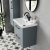 Hudson Reed Juno Wall Hung 2-Drawer Vanity Unit with Basin 3 800mm Wide - Coastal Grey