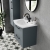 Hudson Reed Juno Wall Hung 2-Drawer Vanity Unit with Basin 4 800mm Wide - Coastal Grey