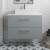 Hudson Reed Juno Wall Hung 2-Drawer Vanity Unit with Sparkling White Worktop 800mm Wide - Coastal Grey | Thumbnail Image