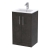 Hudson Reed Juno Floor Standing 2-Door Vanity Unit with Basin 2 500mm Wide - Metallic Slate