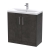 Hudson Reed Juno Floor Standing 2-Door Vanity Unit with Basin 1 800mm Wide - Metallic Slate