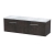 Hudson Reed Juno Wall Hung 2-Drawer Vanity Unit with Bellato Grey Worktop 1200mm Wide - Metallic Slate | Thumbnail Image