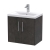 Hudson Reed Juno Wall Hung 2-Door Vanity Unit with Basin 1 600mm Wide - Metallic Slate
