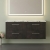 Hudson Reed Juno Wall Hung 4-Drawer Vanity Unit with Carrera Marble Worktop 1200mm Wide - Metallic Slate | Thumbnail Image