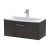 Hudson Reed Juno Wall Hung 1-Drawer Vanity Unit with Basin 4 800mm Wide - Metallic Slate