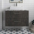 Hudson Reed Juno Wall Hung 2-Drawer Vanity Unit with Carrera Marble Worktop 800mm Wide - Metallic Slate | Thumbnail Image