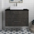 Hudson Reed Juno Wall Hung 2-Drawer Vanity Unit with Sparkling Black Worktop 800mm Wide - Metallic Slate | Thumbnail Image