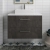 Hudson Reed Juno Wall Hung 2-Drawer Vanity Unit with Sparkling White Worktop 800mm Wide - Metallic Slate
