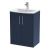 Hudson Reed Juno Floor Standing 2-Door Vanity Unit with Basin 4 600mm Wide - Midnight Blue | Thumbnail Image