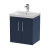 Hudson Reed Juno Wall Hung 2-Door Vanity Unit with Basin 3 500mm Wide - Midnight Blue | Thumbnail Image