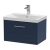 Hudson Reed Juno Wall Hung 1-Drawer Vanity Unit with Basin 3 600mm Wide - Midnight Blue | Thumbnail Image
