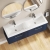 Hudson Reed Juno Wall Hung 2-Drawer Vanity Unit with Double Ceramic Basin 1200mm Wide - Midnight Blue | Thumbnail Image