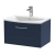 Hudson Reed Juno Wall Hung 1-Drawer Vanity Unit with Basin 4 600mm Wide - Midnight Blue | Thumbnail Image