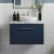 Hudson Reed Juno Wall Hung 1-Drawer Vanity Unit with Carrera Marble Worktop 600mm Wide - Midnight Blue | Thumbnail Image