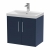 Hudson Reed Juno Wall Hung 2-Door Vanity Unit with Basin 3 600mm Wide - Midnight Blue | Thumbnail Image